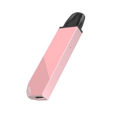 Longitud recargable de Vape Pen Pod System Starter Kits 360mAh el 110m del rosa