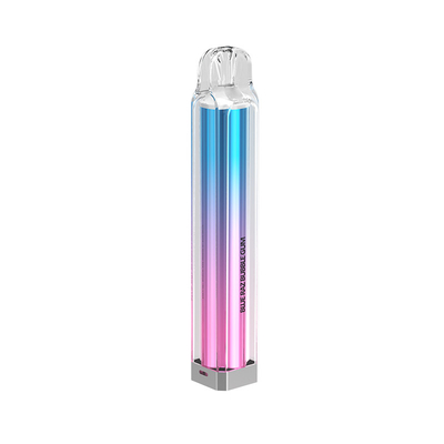 Cigarrillos electrónicos luminosos transparentes del cuadrado coloridos