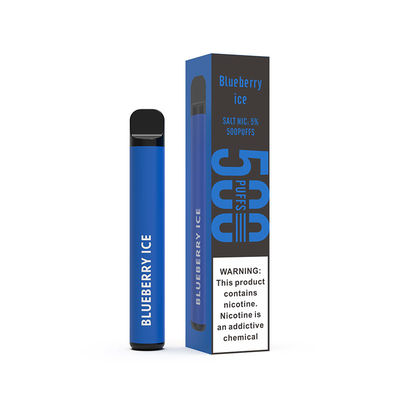 Hielo Vape disponible 400mAh 2.4mL del arándano de la nicotina 50mg