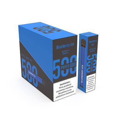 Hielo Vape disponible 400mAh 2.4mL del arándano de la nicotina 50mg