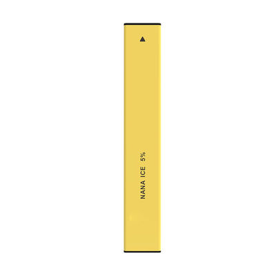 Batería de la vaina 280mAh del hielo 1.2ml Mini Disposable Electronic Cigarette Vape del plátano