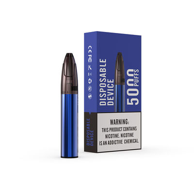 Batería líquida electrónica azul profunda de la pluma 650mAh de los soplos 4.0ml E Vape del cigarro 5000