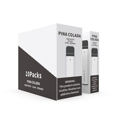 Pina Colada 1000 sopla la batería blanca 850mAh de Vape del dispositivo disponible de la vaina