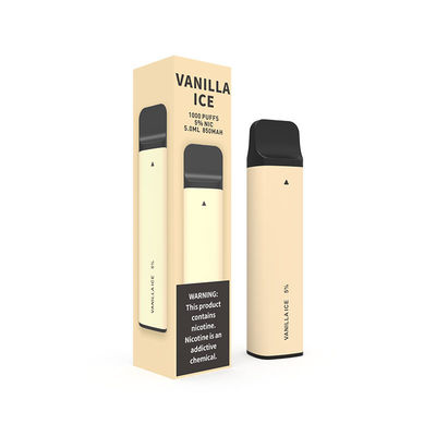 Soplos disponibles ligeros Vanilla Ice del dispositivo 1000 de la vaina de 6.0ml Vape